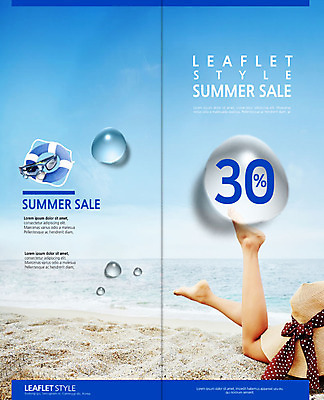 PSD 템플릿 표지디자인 북디자인 출판디자인 여자 표지 리플렛 바다 2단접지 북커버 하늘 한명 사람 팜플렛 성인 해변 여름 모래사장 선글라스 세일 하반신 물방울 튜브 챙모자 이미지템플릿 모자_잡화 1 계절 안경 파일형식