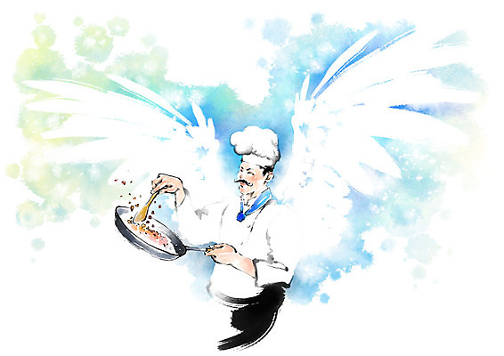 PSD 남자 일러스트 캘리그라피 붓터치 요리사모자 한명 사람 상반신 성인 요리사 프라이팬 조리복 떡볶이 콧수염 번짐 뒤집개 요리중 천사날개 성인남자한명만 국내일러스트 직업 모자_잡화 1 유니폼 날개 모션 주방용품 천사 수염 분식 남자한명만 성인남자만 파일형식 효과