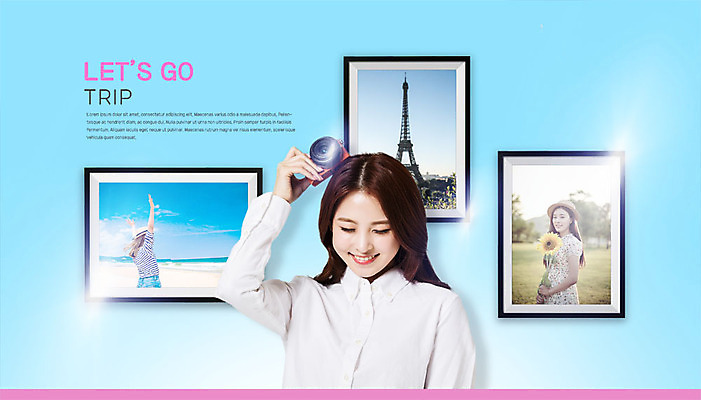 PSD 편집이미지 여자 바다 여행 포즈 액자 해바라기 미소 들기 사람 잔디 상반신 20대 성인 해변 세명 카메라 한국인 에펠탑 여러장 기념사진 이미지편집 식물 꽃 다수 모션 표정 동양인 청년 전자제품 파리 랜드마크 파일형식