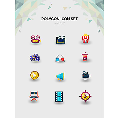 아이콘 음료 사람없음 세트 확성기 티켓 필름 영화 콜라 팝콘 영상기기 3D안경 야외의자 촬영장비 폴리곤 플레이 2D아이콘 AI파일 안경 의자 문화예술 전자제품 도구 탄산음료 파일형식 벡터