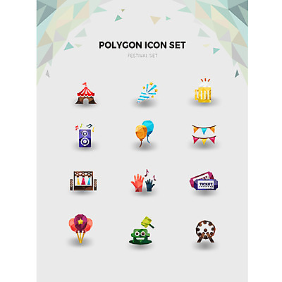 아이콘 음표 조명 생맥주 사람없음 세트 축제 스피커 무대 티켓 게임기 천막 대관람차 손모양 풍선 팡파레 폴리곤 2D아이콘 AI파일 모양 기호 음악 음향기기 맥주 놀이기구 파일형식 벡터 손_신체부위