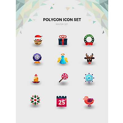 아이콘 크리스마스장식 크리스마스 겨울 초 천사 막대사탕 사람없음 선물상자 세트 루돌프 달력 눈송이 산타장식 폴리곤 크리스마스리스 2D아이콘 AI파일 계절 기념일 사슴 눈_날씨 사탕 선물 장식 상자 화환 파일형식 벡터
