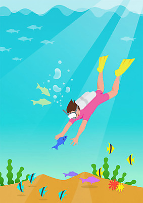 PSD 남자 모래 여러마리 일러스트 한명 사람 성인 취미 바닷속 수영 물방울 산호초 오리발 열대어 잠수 스쿠버다이빙 산소통 스쿠버다이빙장비 성인남자한명만 국내일러스트 1 다수 통 어류 수중 수상스포츠 수중식물 스쿠버다이빙용품 남자한명만 성인남자만 파일형식