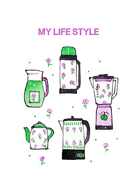 PSD 라이프스타일 생활용품 일러스트 주방용품 유리병 사람없음 찻주전자 믹서 보온병 전기포트 국내일러스트 주전자 병_용기 생활 오브젝트 파일형식