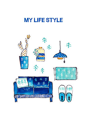 PSD 라이프스타일 화분 생활용품 쿠션 일러스트 전등 슬리퍼 선인장 사람없음 소파 카펫 디퓨저 국내일러스트 식물 신발 의자 조명 생활 오브젝트 파일형식