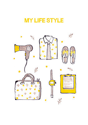 PSD 라이프스타일 생활용품 셔츠 서류가방 일러스트 넥타이 사람없음 드라이어 손목시계 스니커즈 파일 국내일러스트 잡화 시계 운동화 상의 가방 장신구 생활 미용용품 오브젝트 파일형식