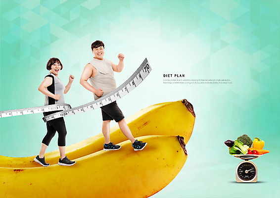 전신 PSD 편집이미지 응시 여자 남자 포즈 다이어트 방울토마토 파프리카 바나나 줄자 건강 저울 미소 사람 20대 성인 두명 운동 헬스 한국인 브로콜리 비만 청경채 식단 성인만 이미지편집 시선 토마토 채소 과일 표정 자 동양인 청년 몸매 파일형식