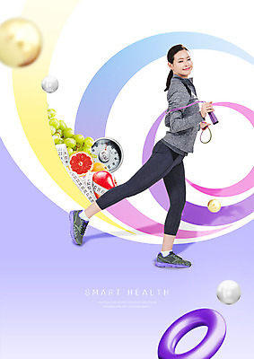 전신 PSD 편집이미지 응시 여자 다이어트 줄자 건강 한명 미소 사람 성인 30대 운동복 운동 한국인 고리 사과 자몽 청포도 줄넘기 초시계 성인여자한명만 이미지편집 1 시선 옷 시계 과일 포도 표정 자 동양인 장년 여자한명만 성인여자만 파일형식