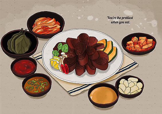 PSD 일러스트 김치 마늘 사람없음 식탁보 양념 분식 깍두기 레몬 순대 단호박 깻잎절임 소스통 플레이팅 국내일러스트 한식 음식 채소 과일 호박 통 소스_음식 상차림 절임 파일형식