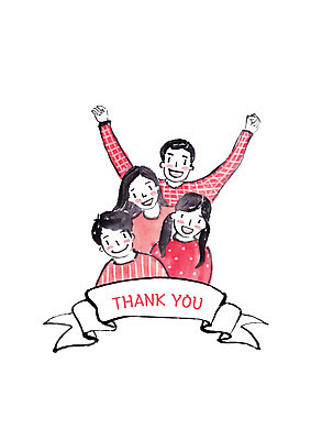 PSD 여자 남자 어린이 일러스트 가족 수채화 미소 사람 여러명 상반신 성인 부모 손들기 자녀 커플룩 감사 국내일러스트 커플 옷 감정 다수 관계 모션 표정 파일형식