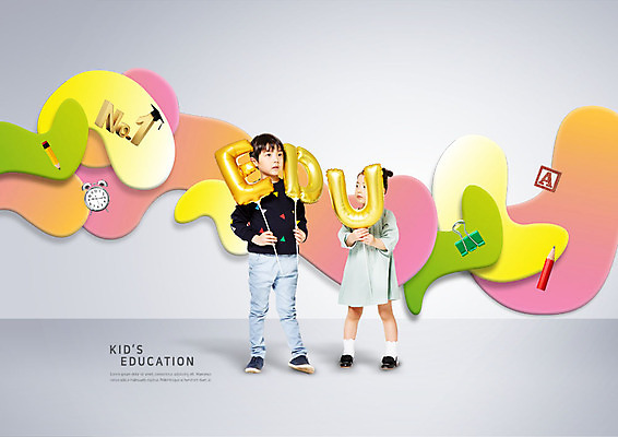 전신 PSD 편집이미지 알파벳 여자 어린이교육 교육 남자 어린이 학사모 들기 사람 두명 연필 한국인 자명종 넘버원 클립 풍선 어린이만 이미지편집 모자_잡화 영어 시계 졸업 모션 학용품 동양인 필기구 알람 파일형식