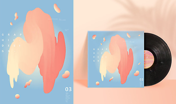 포스터 일러스트 그림자 사람없음 그래픽 컬러풀 야자수 유행 물감 앨범 그라데이션 야자수잎 지오메트릭 국내일러스트 AI파일 나무 컬러 잎 미술도구 파일형식 벡터