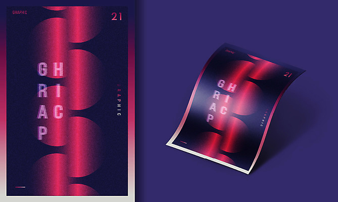 도형 포스터 분홍색 일러스트 타이포그라피 사람없음 그래픽 컬러풀 유행 국내일러스트 AI파일 문자 컬러 파일형식 벡터