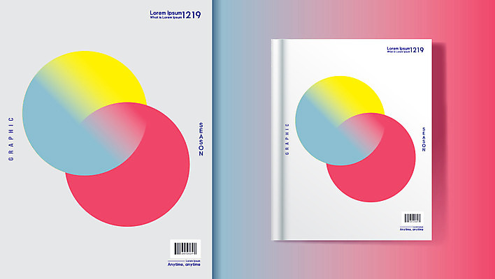 도형 포스터 일러스트 사람없음 그래픽 컬러풀 유행 커버 원형 그라데이션 국내일러스트 AI파일 컬러 파일형식 벡터