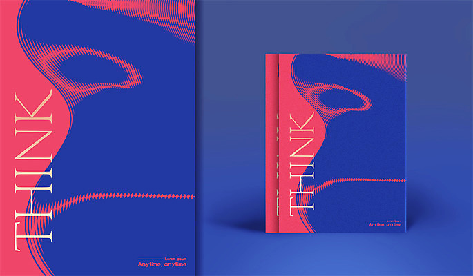 포스터 일러스트 사람없음 그래픽 책 빨간색 파란색 유행 커버 기하학 국내일러스트 AI파일 컬러 무늬 파일형식 벡터