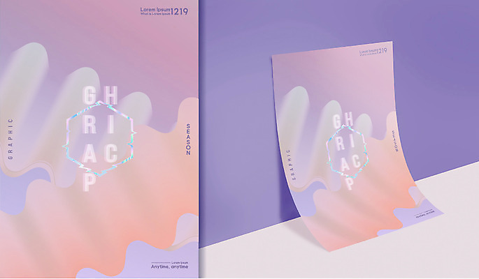 포스터 일러스트 사람없음 그래픽 컬러풀 유행 연보라색 기하학 국내일러스트 AI파일 컬러 무늬 보라색 파일형식 벡터