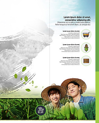 PSD 템플릿 북디자인 출판디자인 남자 내지 리플렛 2단접지 북커버 옥수수 미소 사람 팜플렛 상반신 20대 성인 두명 농작물 수레 한국인 농부 나무상자 옥수수밭 곡괭이 군옥수수 성인남자만 청년농부 이미지템플릿 직업 밭 농업 곡류 표정 동양인 청년 상자 카트 남자만 성인만 파일형식