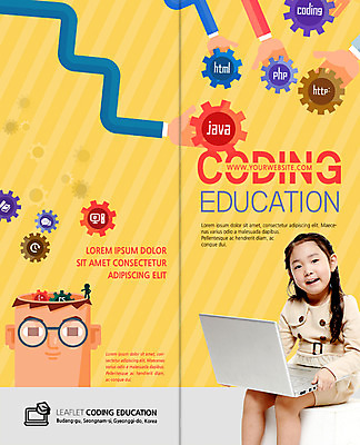 PSD 템플릿 북디자인 손 응시 출판디자인 여자 교육 표지 어린이 리플렛 시계 말풍선 2단접지 북커버 들기 사람 앉기 팜플렛 상반신 성인 두명 신체부위 노트북 컴퓨터 한국인 손내밀기 컴퓨터교육 프로그래밍 방과후 코딩 이미지템플릿 시선 모션 동양인 손짓 전자제품 작업 개발 파일형식