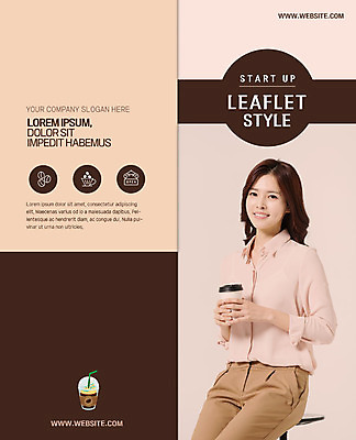 PSD 템플릿 북디자인 출판디자인 여자 표지 커피 리플렛 2단접지 북커버 비즈니스 한명 미소 들기 사람 앉기 팜플렛 상반신 20대 성인 카페 한국인 원두 비즈니스우먼 창업 테이크아웃컵 성인여자한명만 이미지템플릿 1 음료 모션 표정 동양인 청년 컵 상점 직장인 자영업 여자한명만 성인여자만 파일형식
