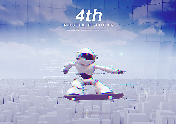 PSD 구름 편집이미지 하늘 빌딩 사람없음 건물 보드 스마트 로봇 4차산업 AI_인공지능 이미지편집 자연요소 건축물 산업 스포츠 컨셉 파일형식