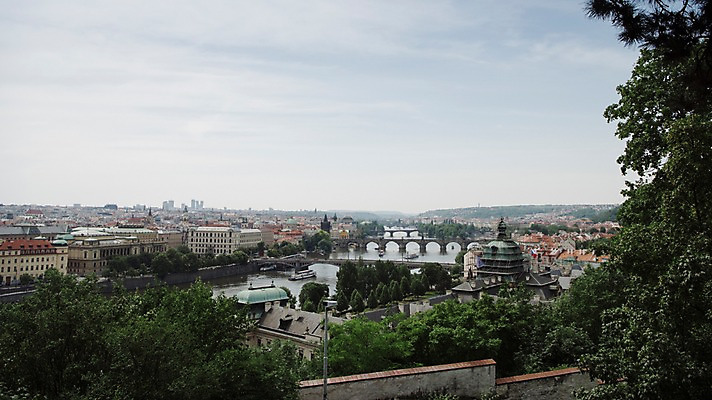 포토 JPG 주간 나무 여행 유럽풍경 풍경 사람없음 야외 강 도시풍경 감성 체코 프라하 동유럽 카를교 국내포토 자연요소 식물 유럽 컨셉 다리_건축물 도시 파일형식