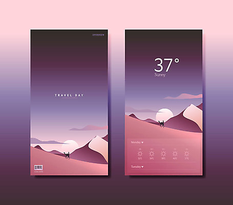 구름 한마리 여행 백그라운드 일러스트 날씨 한명 사람 성인 태양 일출 사막 어플리케이션 더위 모래언덕 낙타 UI 기온 국내일러스트 AI파일 자연요소 1 포유류 노을 언덕 파일형식 벡터