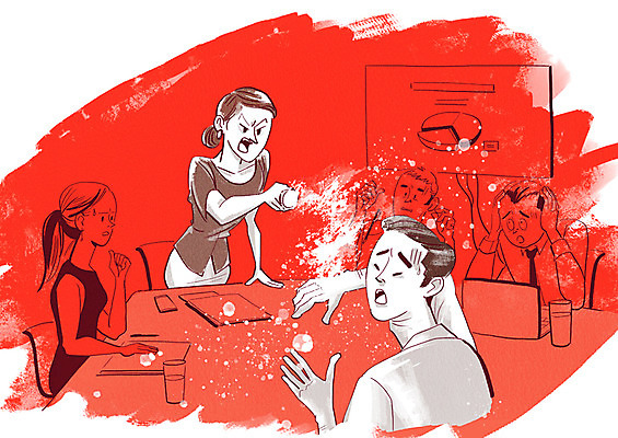 PSD 여자 남자 일러스트 회사 탁자 회의 그래프 사람 여러명 성인 노트북 사무실 외침 분노 직장인 발표 던지기 꾸지람 뿌리기 사회이슈 물컵 곤란 황당 힘듦 성인만 갑질 국내일러스트 직업 감정 가구 다수 컨셉 비즈니스 모션 컵 전자제품 소리 체벌 파일형식