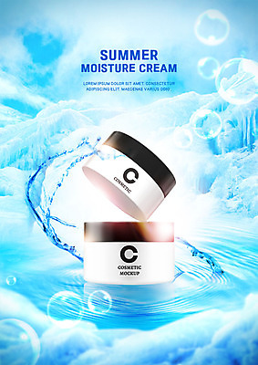 PSD 구름 편집이미지 사람없음 여름 파란색 뷰티 화장품 회오리 물방울 언덕 산등성이 튀는물 수분크림 이미지편집 자연요소 계절 컬러 산 액체표현 스플래쉬 파일형식