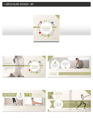 전신 템플릿 여자 ZIP 포즈 다이어트 건강 한명 사람 팜플렛 상반신 성인 30대 운동 헬스 스트레칭 아령 하반신 역기 사과 필라테스 인디자인 INDD 이미지템플릿 1 과일 장년 파일형식