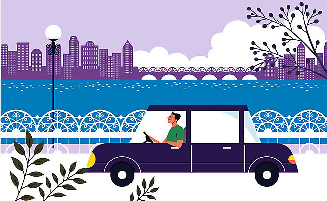 남자 가로등 일러스트 난간 자동차 한명 사람 빌딩 상반신 성인 드라이브 운전 더위 강가 더위탈출 가교 국내일러스트 AI파일 1 건축물 공공시설 육상교통 모션 날씨 건물 강 파일형식 벡터