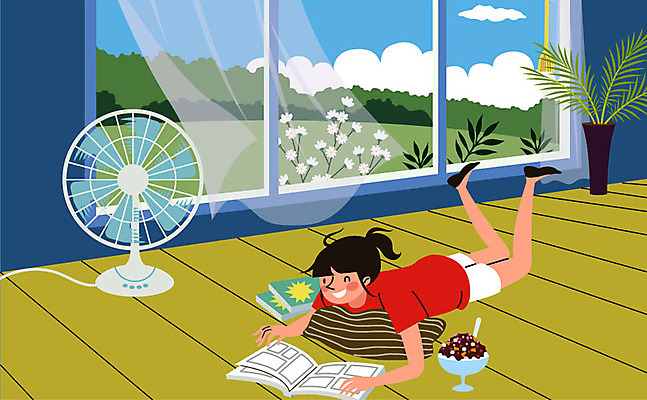 전신 나무 여자 꽃 화분 엎드리기 일러스트 바람 여름음식 한명 미소 사람 초원 성인 커튼 마루 선풍기 더위 읽기 창가 즐거움 팥빙수 더위탈출 만화책 제철음식 국내일러스트 AI파일 자연요소 식물 1 감정 음식 창문 모션 날씨 바닥 표정 책 가전제품 빙수 제철 파일형식 벡터 여름_계절