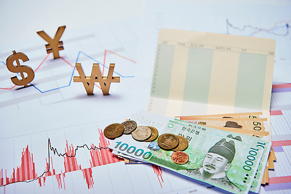 포토 JPG 스튜디오촬영 지폐 돈 그래프 실내 근접촬영 사람없음 금융 동전 원화 화폐기호 문서 통장 여러장 국내포토 기호 뷰포인트 다수 내부 경제 재산 화폐 파일형식