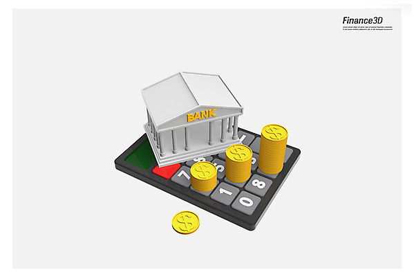 PSD 편집이미지 사람없음 금융 3D소스 3D 달러 동전 계산기 디지털합성 은행 금화 동전탑 편집3D 돈 문구용품 경제 쌓기 장비 황금 파일형식