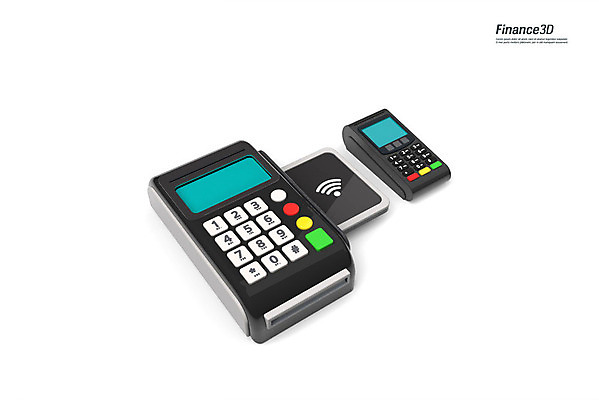PSD 편집이미지 사람없음 금융 3D소스 3D 네트워크 디지털합성 와이파이 결제 두대 카드단말기 편집3D 2 경제 무선인터넷 단말기 파일형식