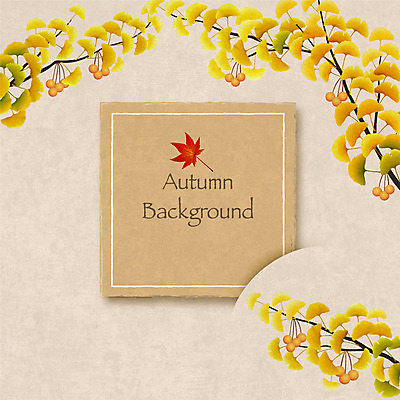 백그라운드 단풍 일러스트 사각프레임 프레임 사람없음 가을 은행잎 은행열매 가을배경 국내일러스트 AI파일 계절 열매 잎 사각형 파일형식 벡터 가을_계절