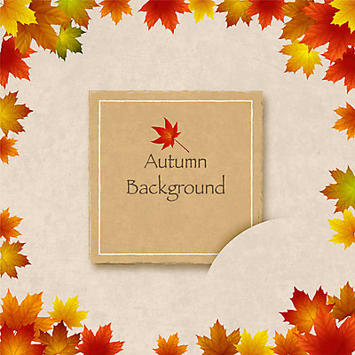 백그라운드 단풍 일러스트 사각프레임 프레임 사람없음 가을 가을배경 국내일러스트 AI파일 계절 잎 사각형 파일형식 벡터 가을_계절