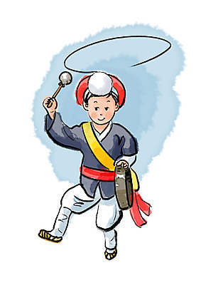 전신 PSD 한국전통 남자 전통문화 일러스트 캘리그라피 붓터치 한명 미소 사람 성인 풍물놀이 즐거움 번짐 꽹과리 상모 농악대 상모돌리기 상쇠 국내일러스트 1 전통 감정 문화 타악기 한국 표정 국악기 국악 파일형식 효과