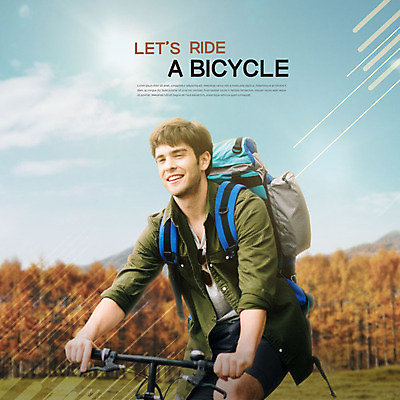 PSD 서양인 편집이미지 남자 배낭 단풍나무 한명 미소 사람 초원 상반신 20대 성인 취미 자전거 숲 라이딩 성인남자한명만 이미지편집 외국인 나무 1 단풍 가방 표정 청년 바이크 남자한명만 성인남자만 파일형식