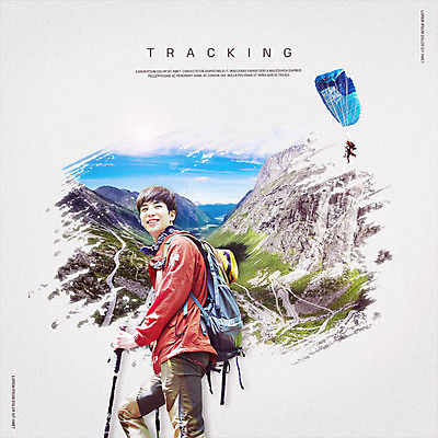 PSD 편집이미지 응시 남자 배낭 산 한명 미소 사람 초원 상반신 20대 성인 취미 골짜기 트래킹 한국인 비행 행글라이더 등산스틱 성인남자한명만 이미지편집 1 시선 스포츠 가방 자연 레저 표정 동양인 청년 등산용품 남자한명만 성인남자만 파일형식