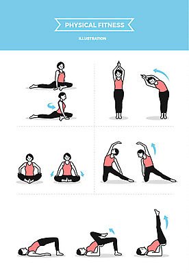 전신 여자 일러스트 요가 사람 여러명 성인 운동 스트레칭 요가자세 다리들기 돌리기 국내일러스트 AI파일 웰빙 포즈 다수 모션 건강 파일형식 벡터