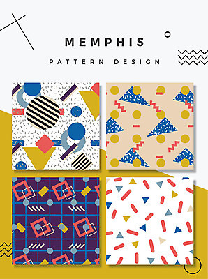 디자인 패턴 일러스트 추상 창조 사람없음 장식 사각형 원형 화려 삼각형 낙서 즐거움 작품 격자 기하학 멤피스디자인 국내일러스트 AI파일 도형 감정 컨셉 무늬 미술 파일형식 벡터