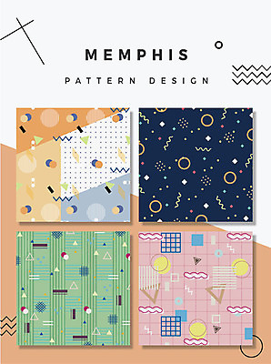 디자인 패턴 일러스트 추상 창조 사람없음 장식 사각형 물방울무늬 줄무늬 원형 화려 낙서 즐거움 작품 격자 기하학 멤피스디자인 국내일러스트 AI파일 도형 감정 컨셉 무늬 미술 파일형식 벡터