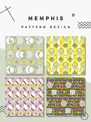 디자인 패턴 일러스트 추상 창조 사람없음 장식 사각형 줄무늬 원형 화려 낙서 입체 즐거움 작품 정사각형 기하학 물결무늬 멤피스디자인 국내일러스트 AI파일 도형 감정 물결 컨셉 무늬 미술 파일형식 벡터
