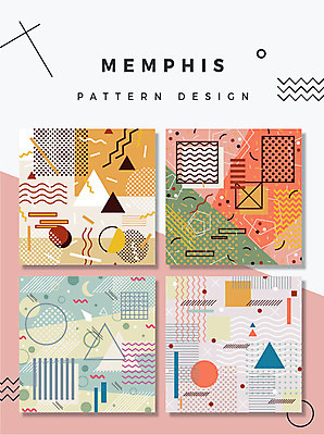 디자인 패턴 일러스트 추상 창조 사람없음 장식 사각형 물방울무늬 원형 화려 삼각형 낙서 즐거움 작품 기하학 물결무늬 멤피스디자인 국내일러스트 AI파일 도형 감정 물결 컨셉 무늬 미술 파일형식 벡터