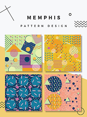 디자인 패턴 일러스트 추상 창조 사람없음 장식 사각형 원형 화려 삼각형 낙서 즐거움 작품 기하학 물결무늬 사선무늬 멤피스디자인 국내일러스트 AI파일 도형 감정 물결 컨셉 무늬 미술 파일형식 벡터