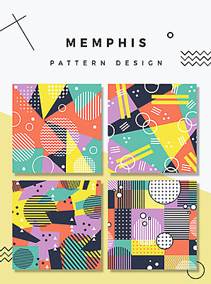 디자인 패턴 일러스트 추상 창조 사람없음 장식 물방울무늬 줄무늬 원형 화려 삼각형 낙서 즐거움 작품 기하학 물결무늬 사선무늬 멤피스디자인 국내일러스트 AI파일 도형 감정 물결 컨셉 무늬 미술 파일형식 벡터