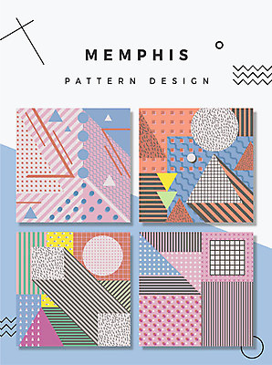 디자인 패턴 일러스트 추상 창조 사람없음 장식 줄무늬 화려 낙서 즐거움 작품 격자 기하학 물결무늬 사선무늬 멤피스디자인 국내일러스트 AI파일 감정 물결 컨셉 무늬 미술 파일형식 벡터