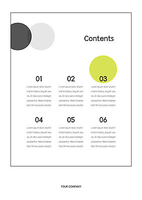 템플릿 내지 사람없음 검은색 회색 원형 프레젠테이션 문서템플릿 서식 문서 제안서 순서 형광색 목차 이미지템플릿 AI파일 도형 컬러 파일형식 벡터