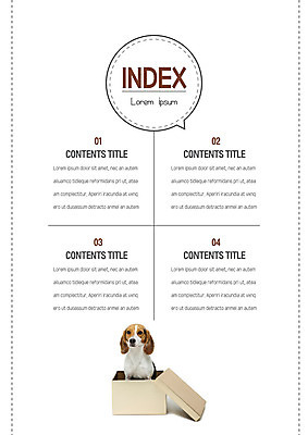 템플릿 한마리 내지 말풍선 사람없음 오픈 종이상자 프레젠테이션 문서템플릿 서식 문서 비글 제안서 순서 목차 이미지템플릿 AI파일 1 상자 개 파일형식 벡터