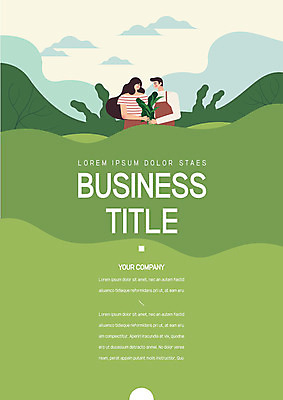 나무 구름 템플릿 커플 여자 표지 남자 화초 안기 산 사람 상반신 성인 두명 초록색 연두색 마주보기 잡기 숲 프레젠테이션 문서템플릿 서식 문서 제안서 이미지템플릿 AI파일 자연요소 식물 컬러 관계 모션 파일형식 벡터